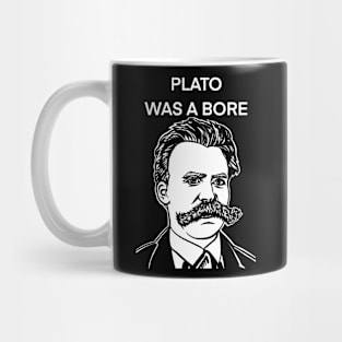 FRIEDRICH NIETZSCHE quote .13 - ink portrait Mug